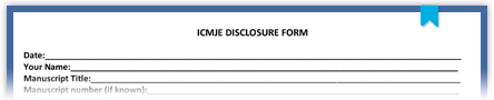 ICMJE Uniform Disclosure Form for Potential Conflicts of Interest